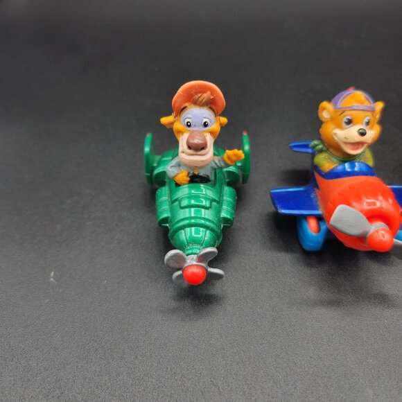 Vtg Set Of 4 Disney Talespin Airplane Toys McDonald’s Happy Meal 1990 Diecast - Picture 4 of 11